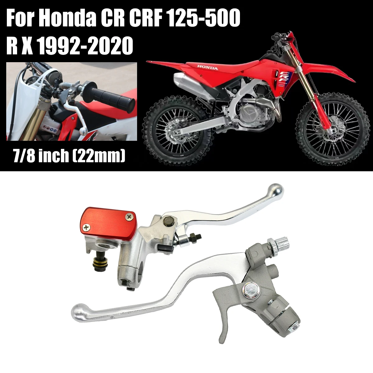 

Motorcycle Brake Clutch Master Cylinder Lever For Honda CRF250R CRF450R CRF250X CRF450X CR125R CR250R CRF 250R 450R 2004-2020