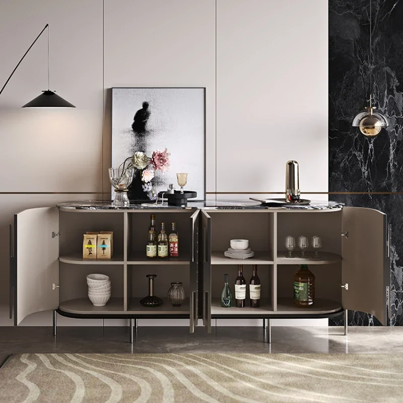 Fashion Morden Living Room Cabinets Storage Wood Entrance Organizer Cabinets Display Cupboard Meuble De Rangement Home Furniture image 5