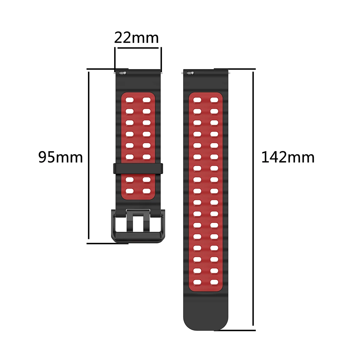 18mm 20mm 22mm 24mm Silicone Strap for Huawei Watch GT6 GT5 46mm Sport Band for Samsung Galaxy Watch Wristband for Garmin Watch view 5