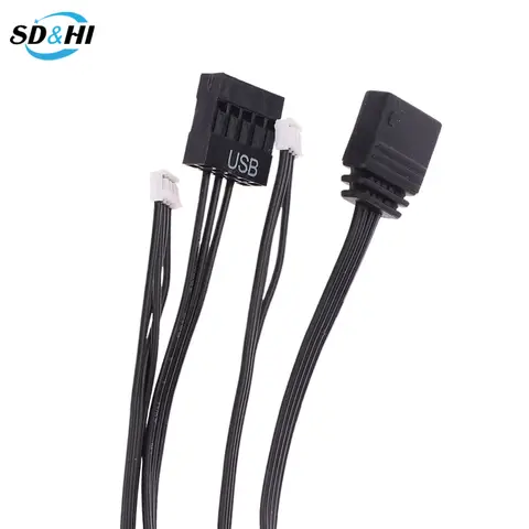 2pcs/set New 50cm AMD Ryzen Wraith Prism Wraith Max Fan RGB Light Motherboard Control Sync Cable Accessories