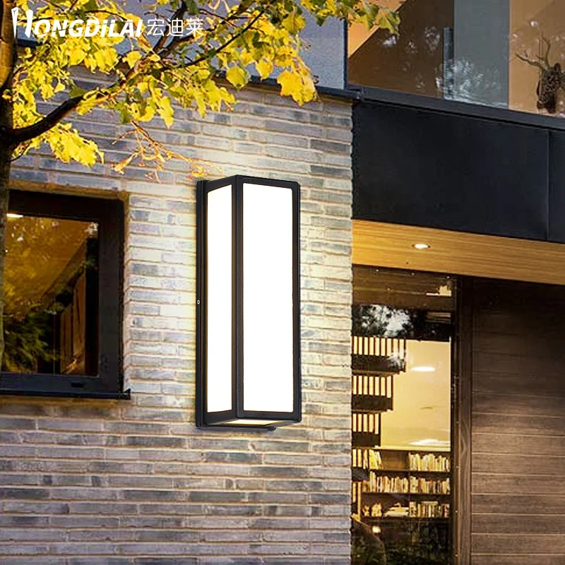 

Уличный настенный светильник, водонепроницаемый, светодиодный, для проходов, балконов, простой современный, для вилл, садов, новинка 2020 года