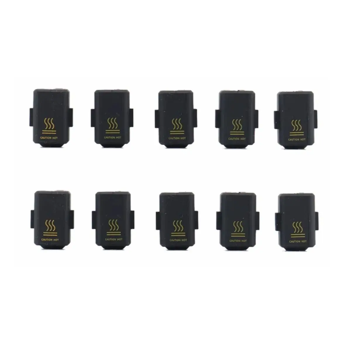 BHBL Silicone Protective Sleeve,High-Temperature Silicone Socks for QIDI Q2 3D Printer Accessories 10pcs