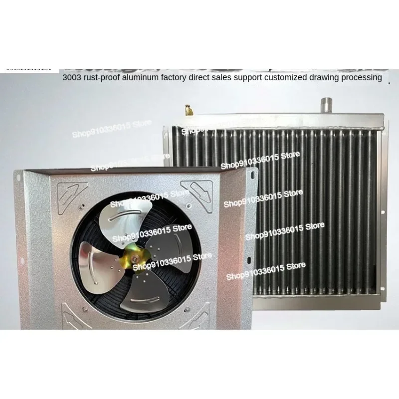 Farm Radiator Chicken Pig House Breeding Heating Aluminum Harmonica Warm Air Blower Greenhouse Workshop Fin Heat Dissipation