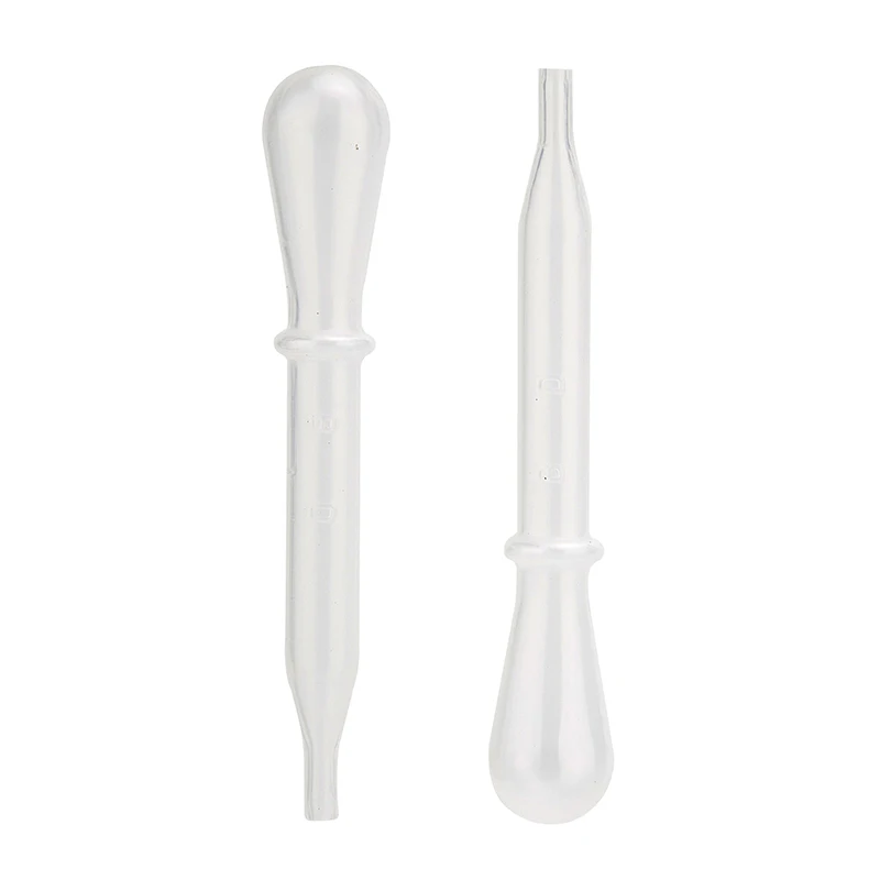 Plastic Disposable Pipette Transfer Graduated Pipettes Liquid Dropper For Ear Eye Essential Oils Alcohol Paint Lab 5/10Pcs view 4