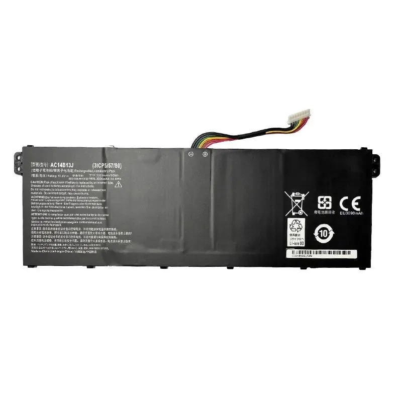 Batteria del computer portatile AC14B13J 11.4V 3220mAh per Acer Aspire A315-55 EX2519 N15Q3 MS2394 AC14B18J N19H1 ES1-512-C323 ES1-111-C188