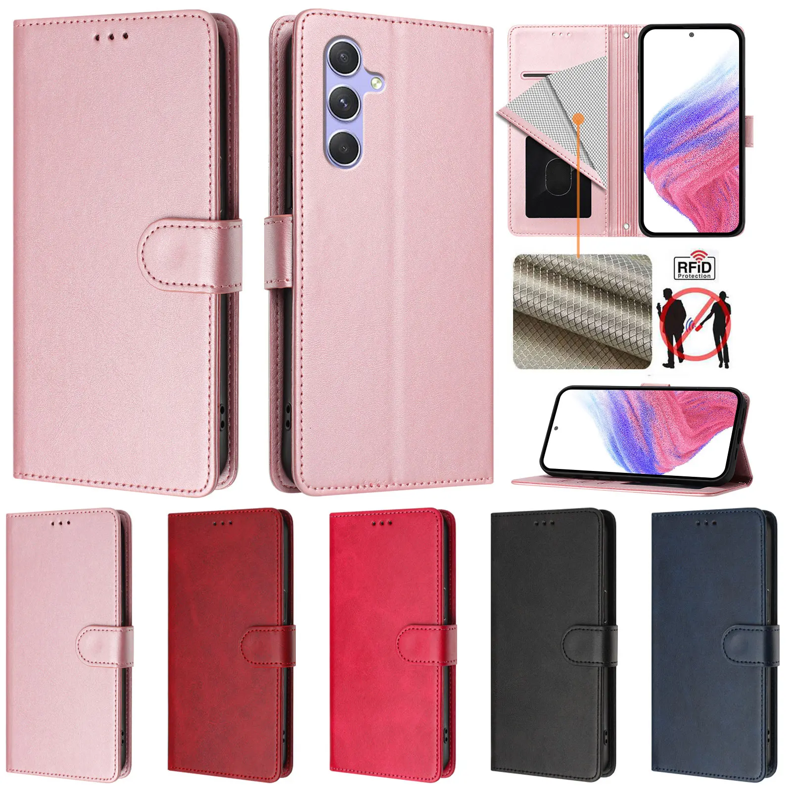 Leather Wallet Case…