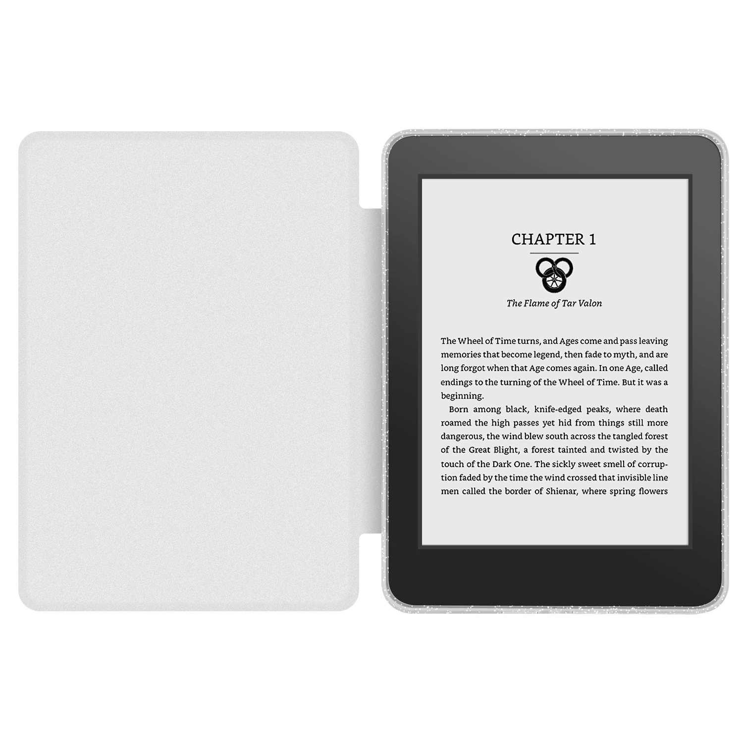 For Kindle 11th Generation Glitter Case + Screen Protector Sleep/Wake PU Leather Magnetic Cover 6'' C2V2L3 RS23CV Acrylic Case
