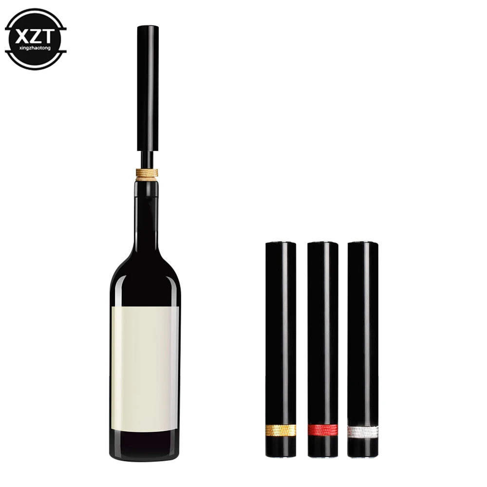 Portable Air Pump Wine Bottle Opener Safe Stainless Steel Pin Cork Remover Air Pressure Corkscrew Kitchen Tools Bar Accessories