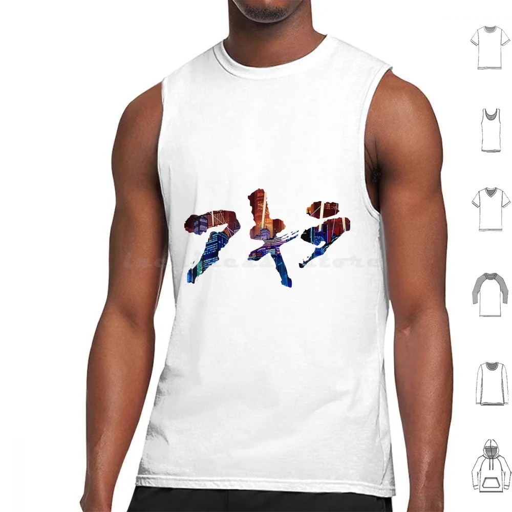 Akira Neo Tokyo Logo Tank Tops Print Cotton Tetsuo Shima Tetsuo Shima Kaneda Akira Katsuhiro Otomo Manga Anime Japan Neo