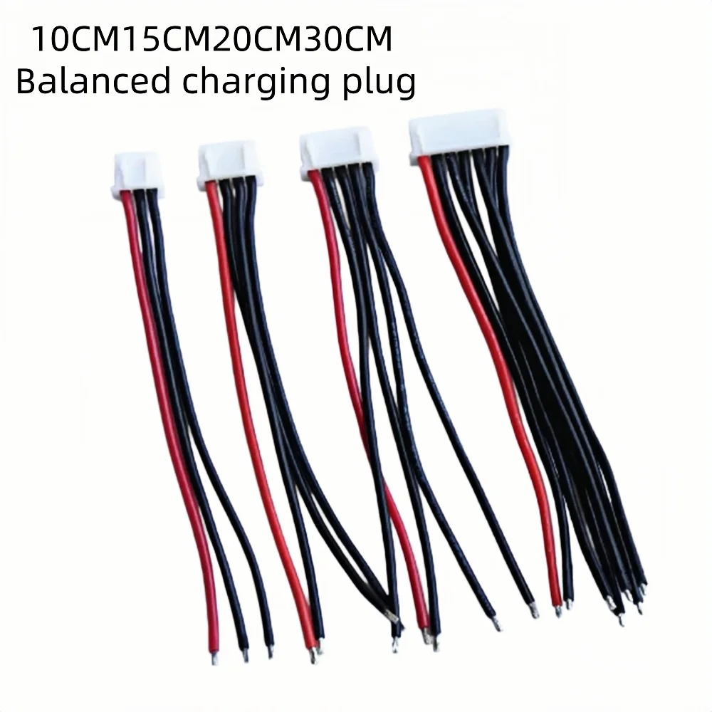 5/10pcs/lot 1s 2s 3s 4s 5s 6s 8s Lipo Battery cable 10/15/20/30cm LiPo Battery Balance Charger Plug