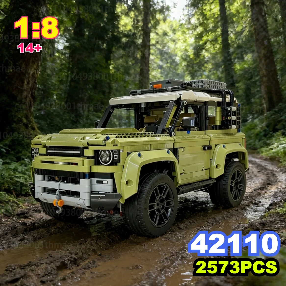 

2025 hot selling 42110 super off-road vehicle model, children's building block toys, birthday and Christmas party gifts