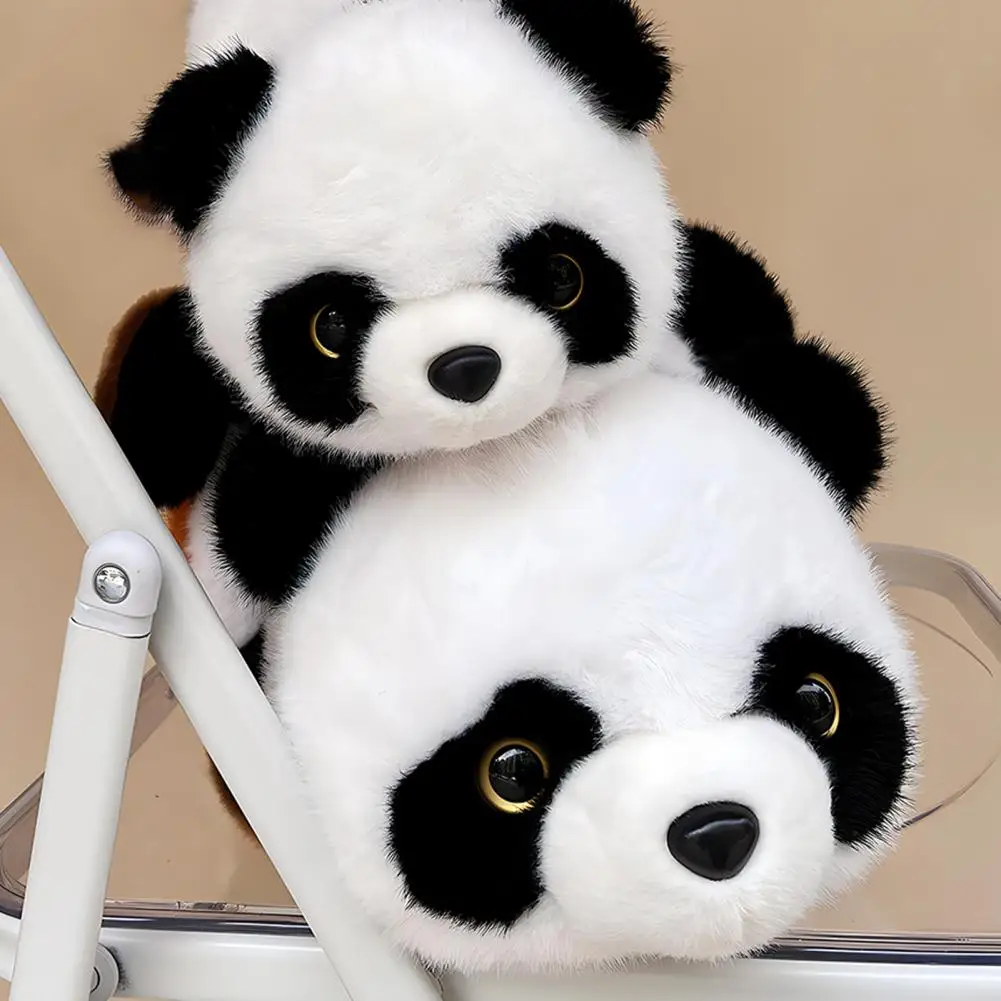 Brinquedo de pelúcia reversível panda para crianças, boneca, travesseiro, para casa, escritório, quarto