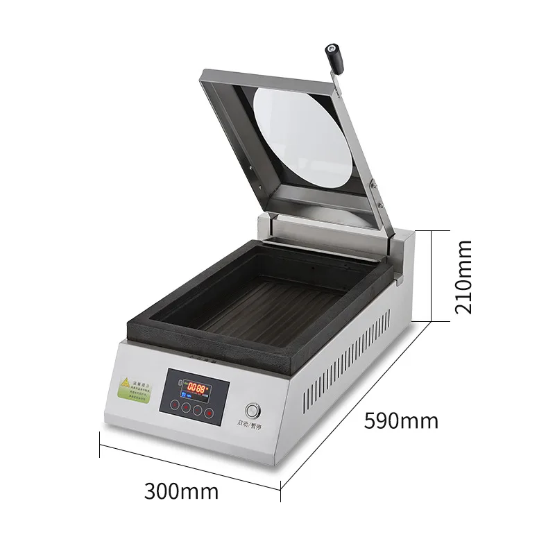 

Fully Automatic Dumpling Frying Machine Commercial Kitchen Equipment Intelligent Water-Fried Bun Electric Griddle
