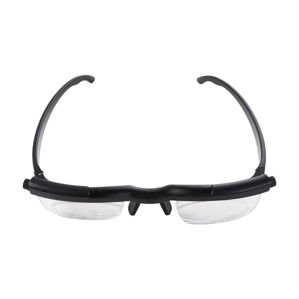 Variable Lens Adjustable Strength Glasses Eyewear Correction Myopia Distance Reading Glasses Adjustable Degree Double Vision