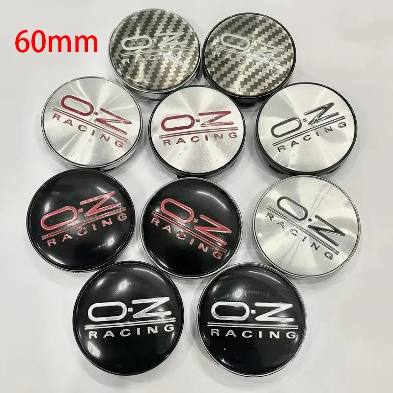 4PCSt 60mm For OZ Racing Car Wheel Center Hub Cap Car Emblem Badge Logo Wheel Center Cap label Car Styling Auto Accessories