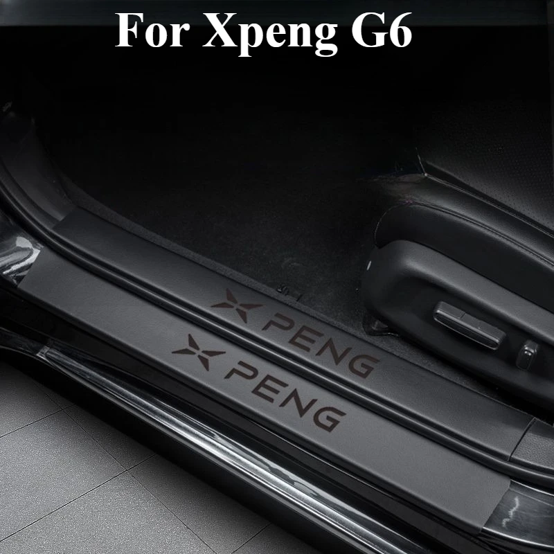

Suitable For Xpeng G6 2024 Car Door Sill Strips Foot Pedals Anti Stepping Interior Modifications Accessories Decorative Parts