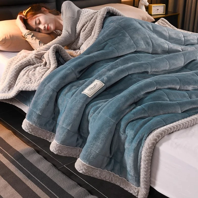 

Комфортное клетчатое одеяло, зимнее теплое мягкое одеяло для дома, кровати, дивана, гостиной, уютное одеяло на Хэллоуин, Colchas, супружеское декоративное одеяло