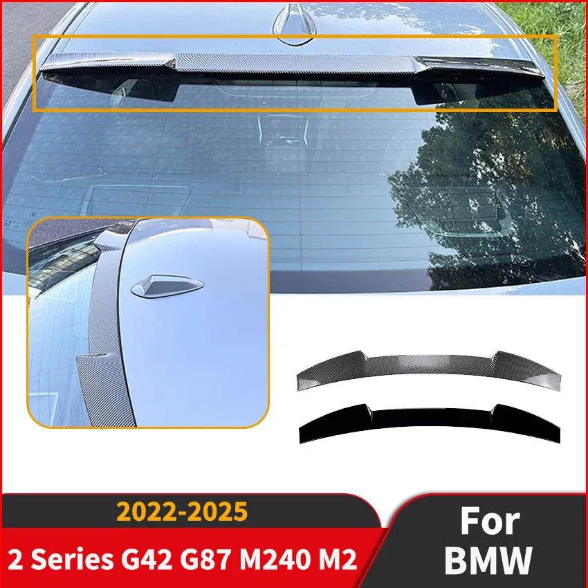 

Rear Roof Spoiler Wings Accessories For BMW G42 G87 M240 M2 2022 2023 2024 2025 Auto Exterior Parts Modification Kits Tuning