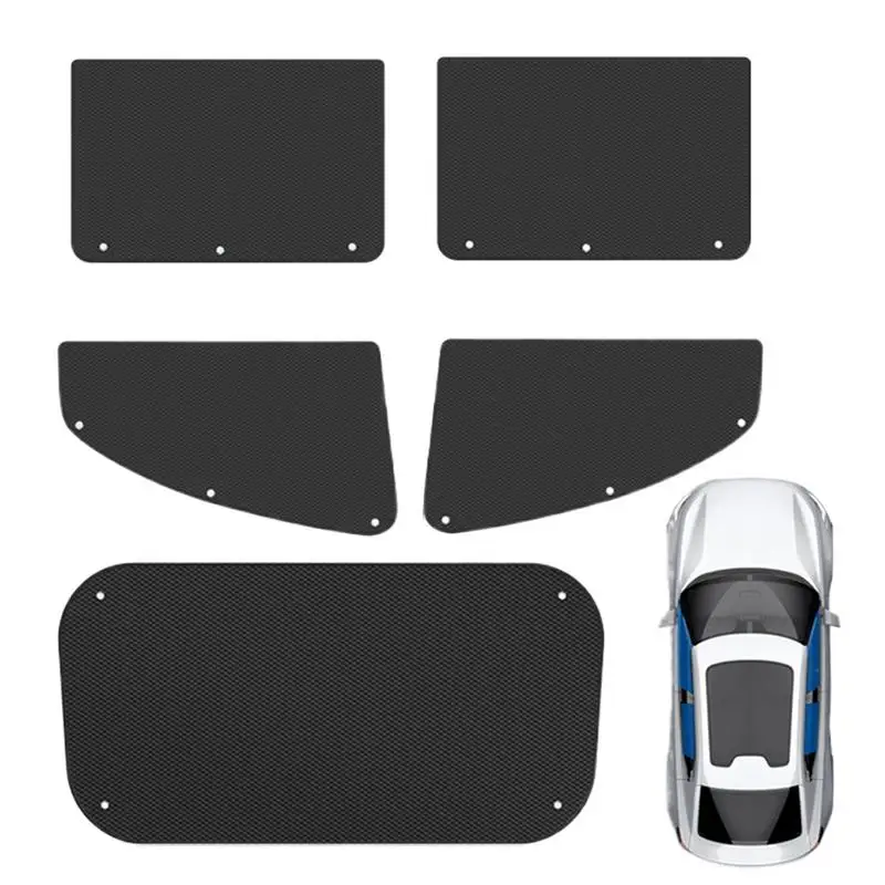 

Солнцезащитный козырек для лобового стекла автомобиля, изолированный солнцезащитный чехол, блокирующий свет, черные шторы для конфиденциальности, блокирующий УФ-присоска