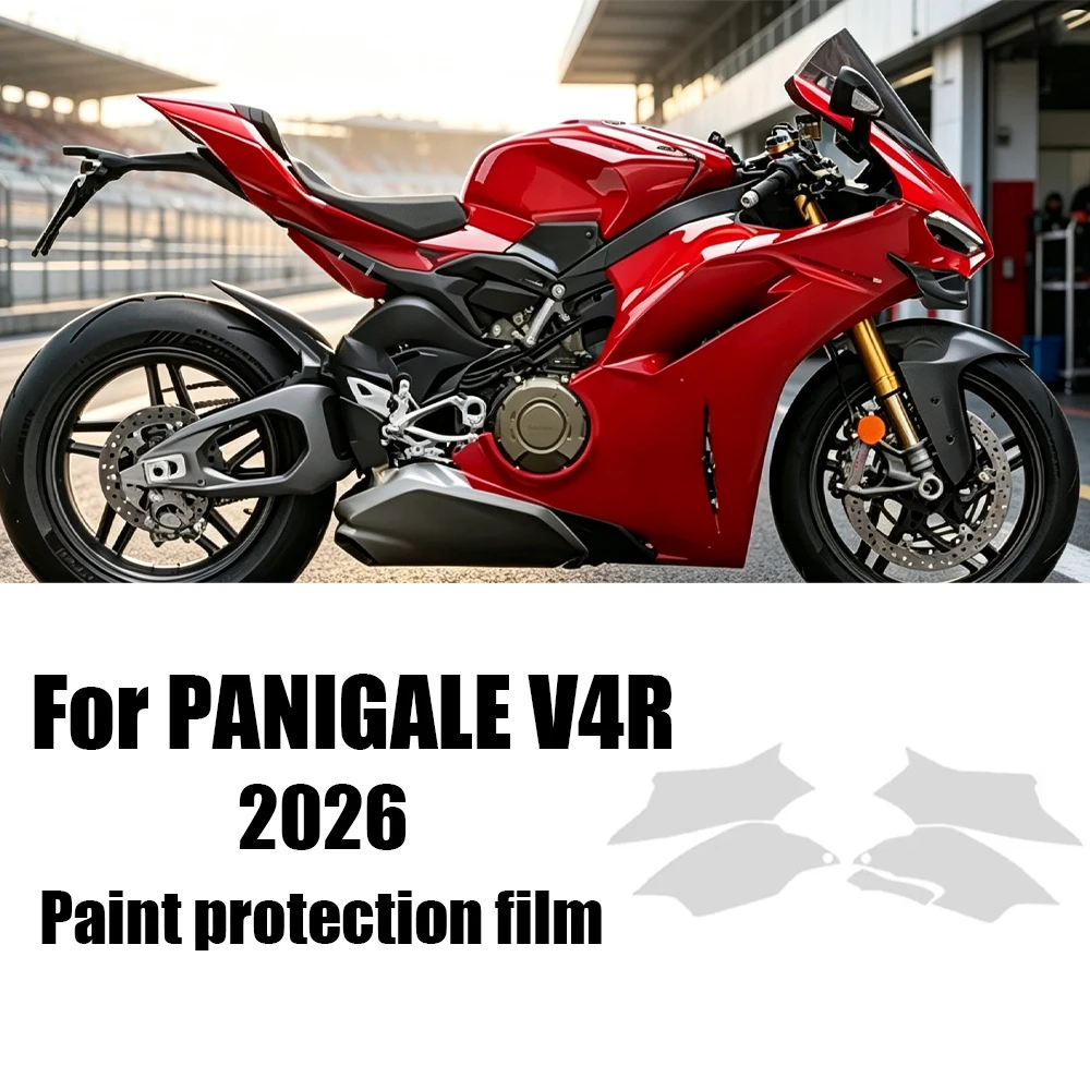 2026 PPF Motorcycle TPU Paint Protection Film Anti-scratch Kit Fairing Protective Parts For Ducati PANIGALE V4R PanigaleV4R V4 R