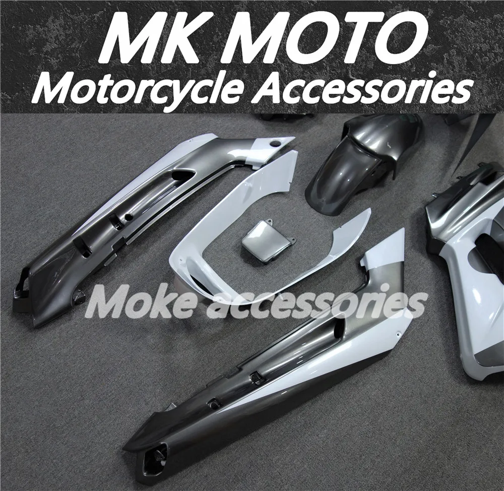 Motorcycle Fairings Kit Fit For Zzr250 1996-2007 Bodywork Set High Quality ABS Silver Pearl white New