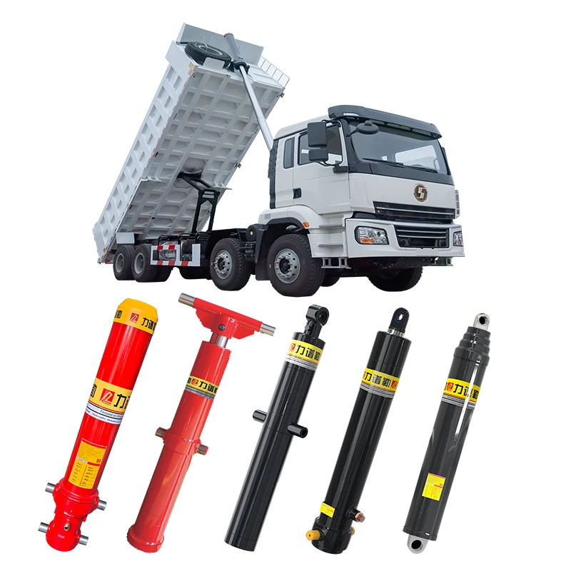

Telescopic Hydraulic Cylinder For Dump Truck Core Components Including Piston Engine Seal