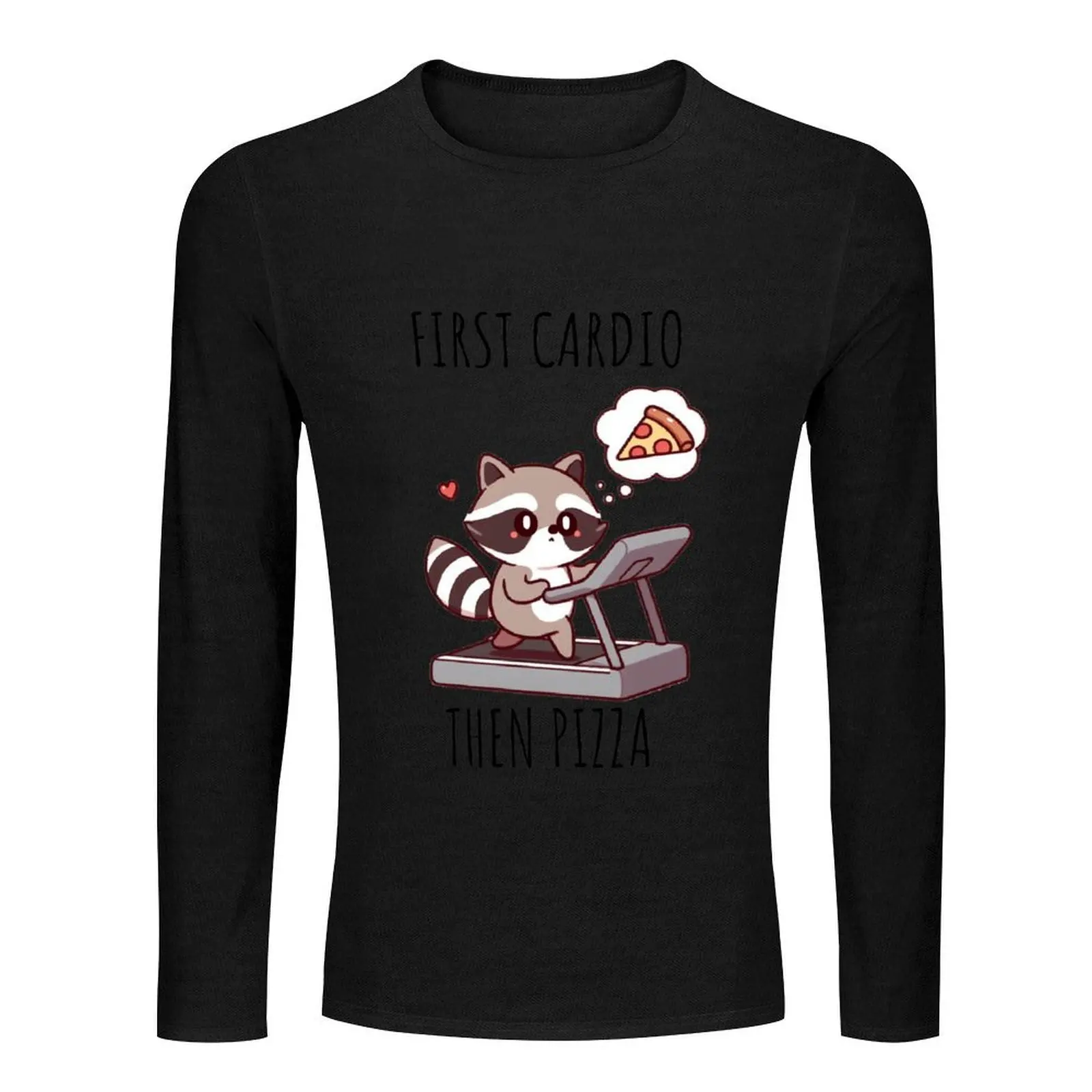 Cheat Day Raccoon Long T-Shirt customized t shirts men clothing