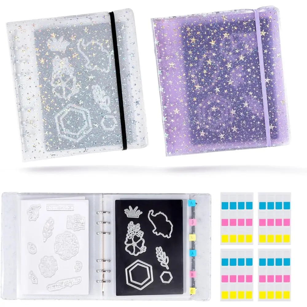

Magnetic Sheets and Storage Bags for Stamps and Dies Storage with Album Pocket, Die Cut Storage Set for Storage Die Cutting,DIY