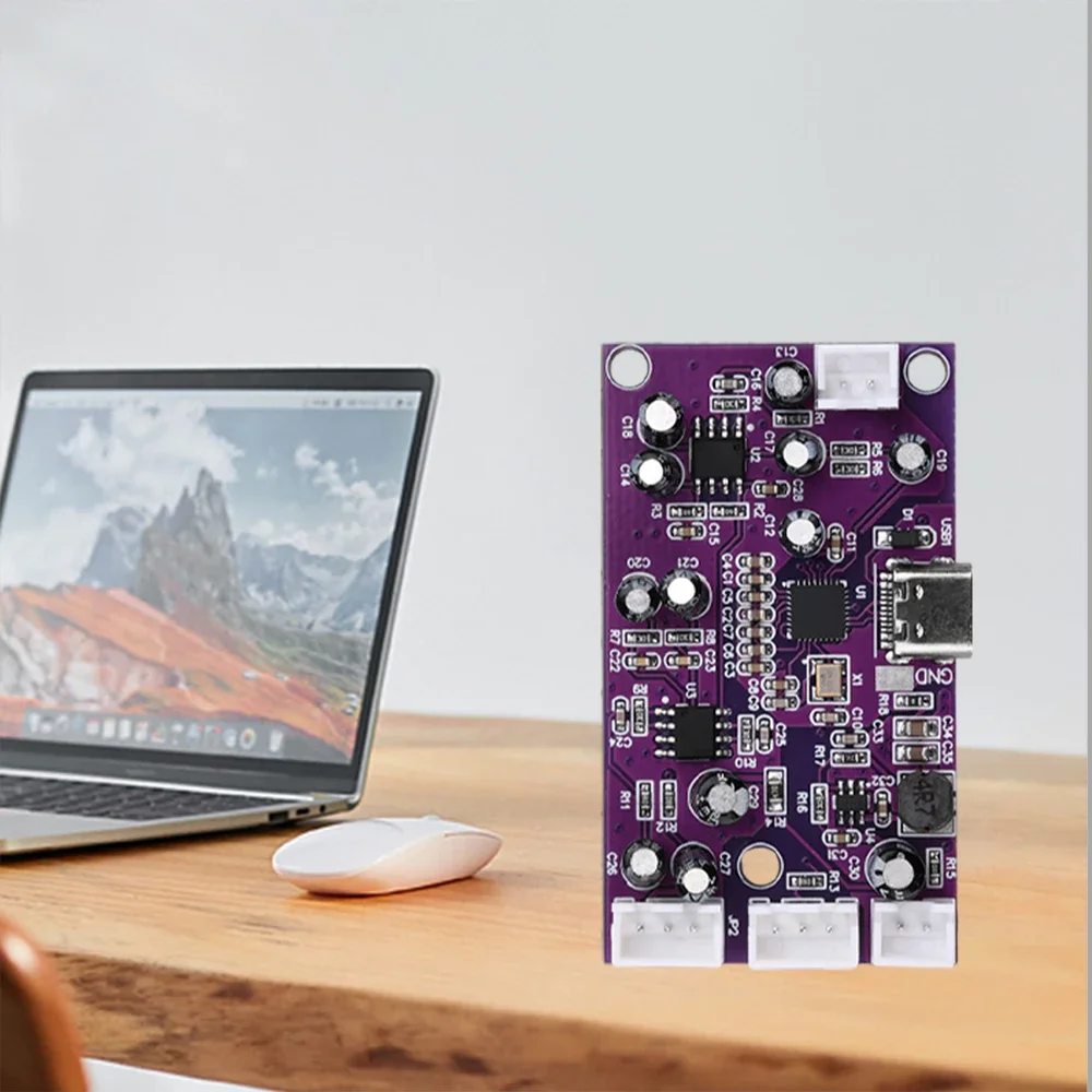 Moduł cyfrowego pogłosu DSP DC12-18V, redukcja piszczenia, komputerowe strojenie, efekty dźwiękowe, miksowanie, modyfikacja konsoli audio, płyta audio. — zdjęcie 7