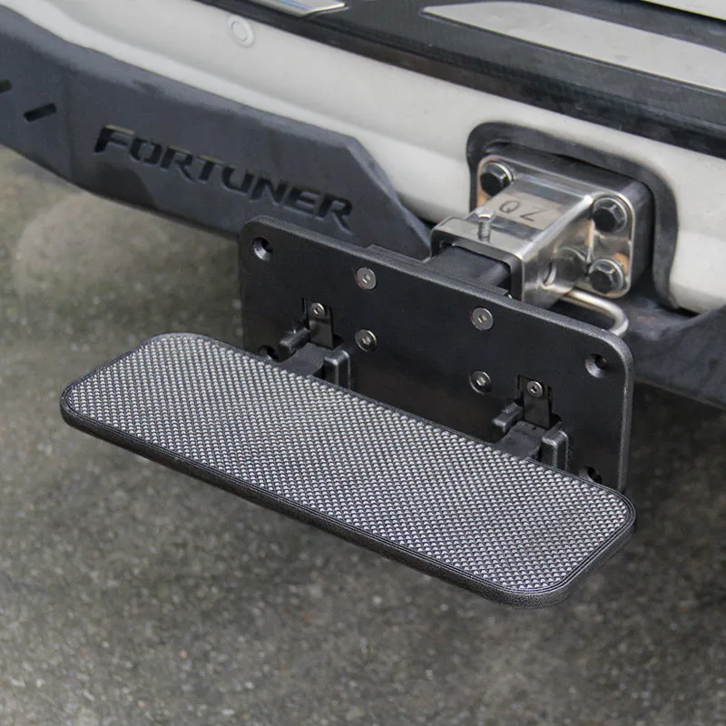 オフロード車-f150-レンジローバー-アルミ合金-アメリカンスタイル-スクエアマウス-オフロード改造-牽引フック-リアフットレスト-折りたたみ式