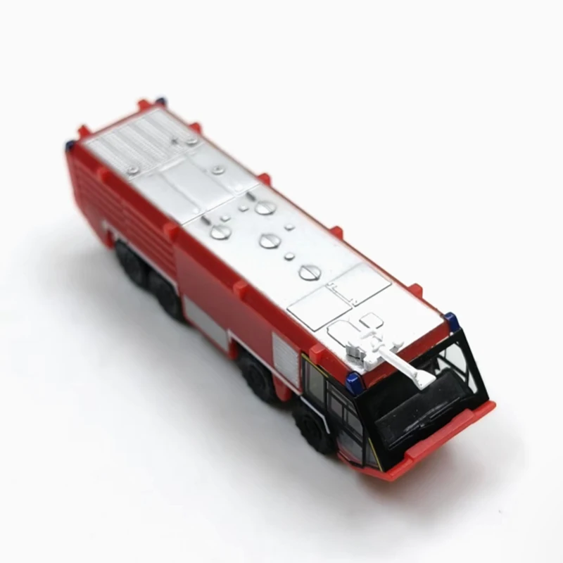 Herpa Diecast 1: 87 Escala Aeroporto motor de bombeiros Modelo de carro de liga vintage Decoração estática Brinquedos colecionáveis para presente