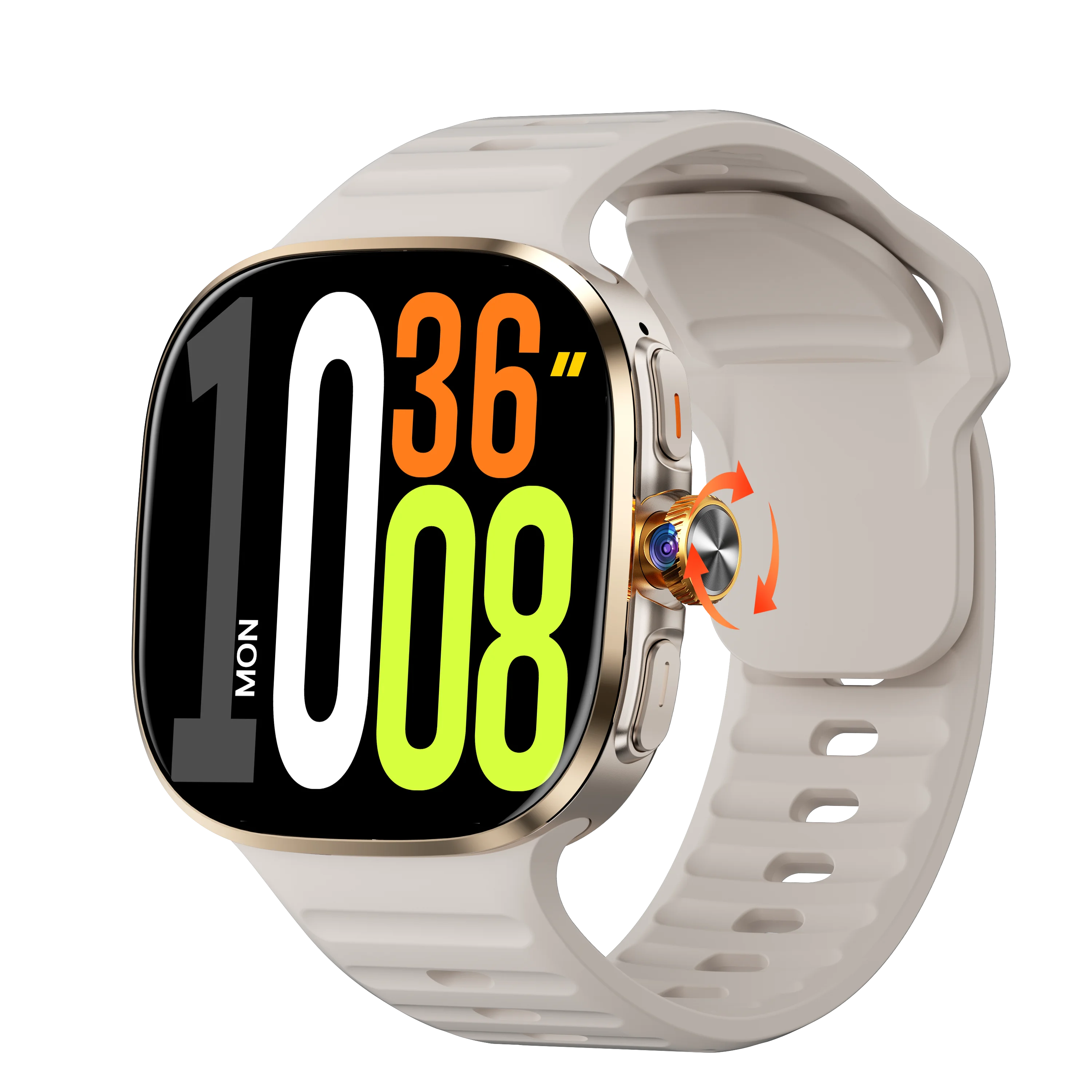 New M99 Android Smart Watch 5G/4G Network 2.4''AMOLED 190° Rotating Camera Large Memory 2100 mAh WIFI GPS Google Play Smartwatch