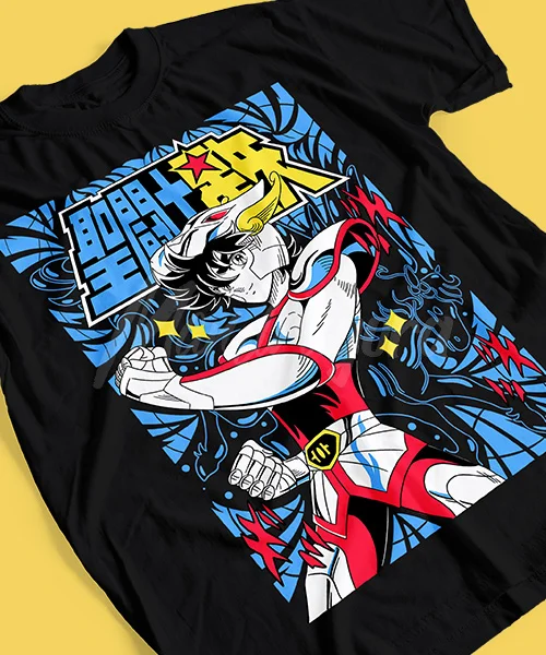 T-shirt For Anime Caballeros del Zodiaco Seiya de Pegaso