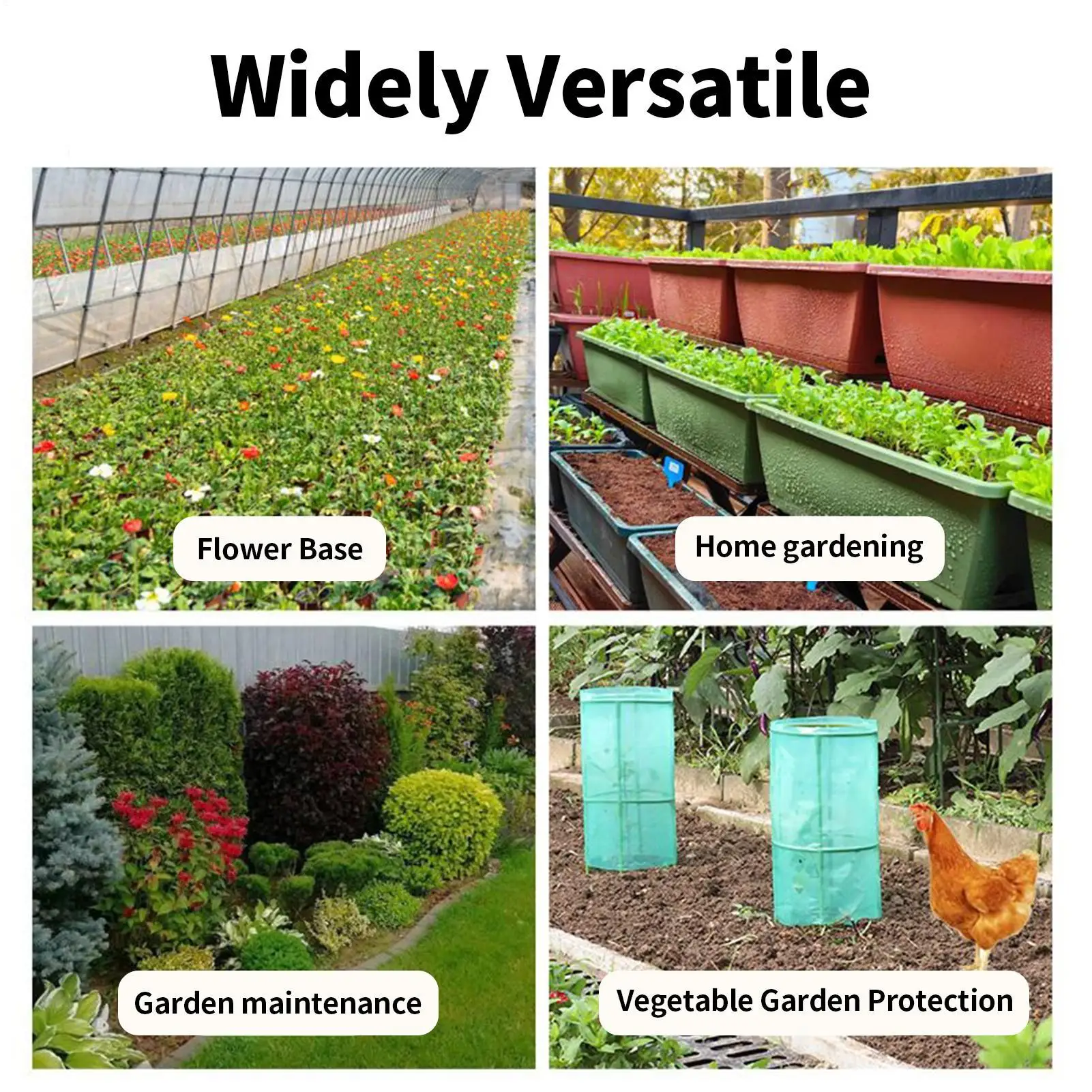 

Garden Cloches For Plants Seedling Plant Cloches For Garden 4 Pieces Breathable Animals Guard Frost Protection Cage For