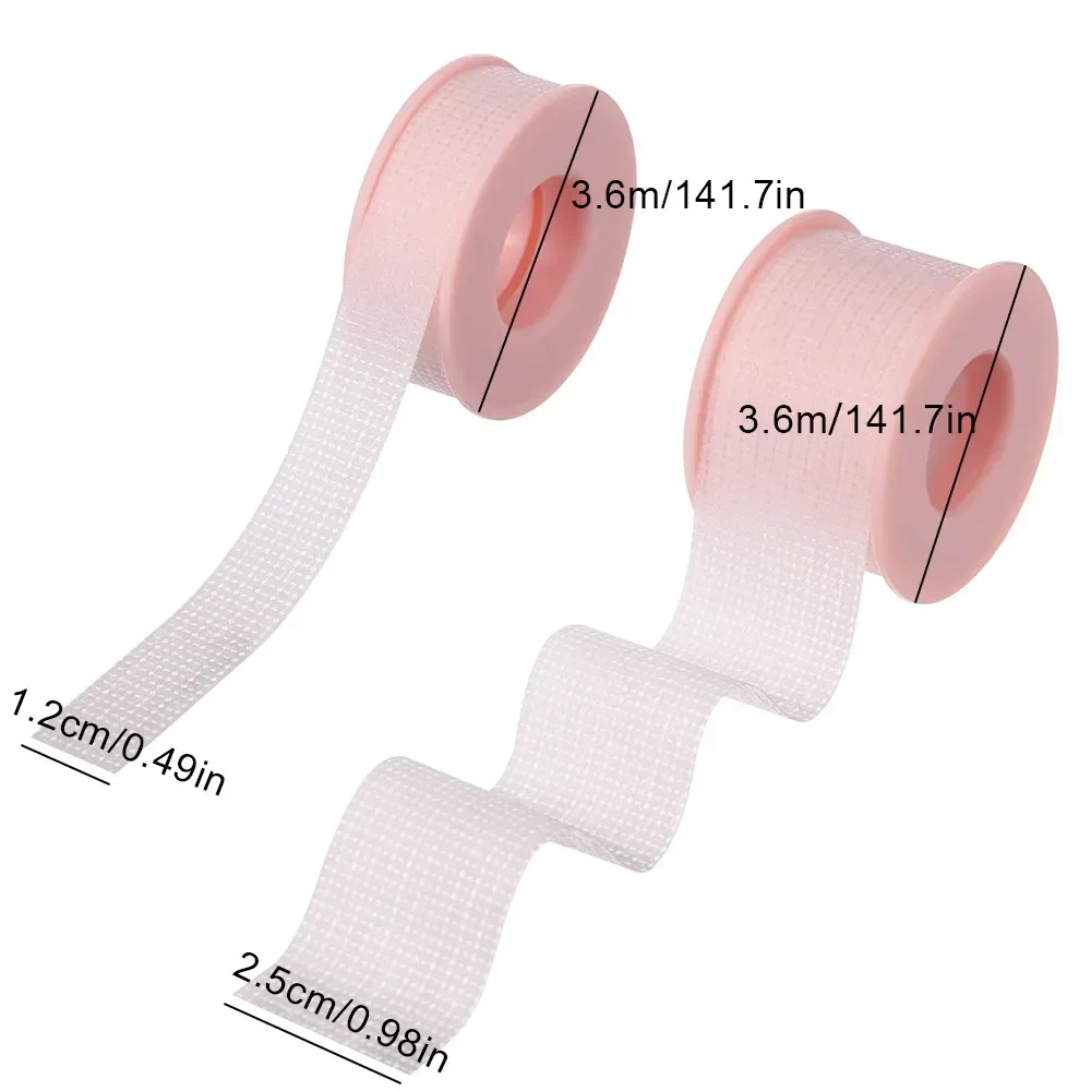 Eyelashes Grafting Silicone Gel Tape 1pcs Under Eye Pad Patches Non-Woven Medical Breathable Tape Makeup Lashes Extension Tools