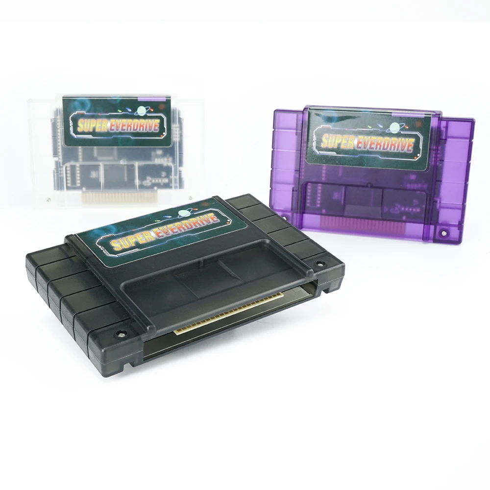 3000 in 1 Super Everdrive V1 With 8GB TF Card Game Cartridge For Nintendo US Version SNES SFC Super Famicom Game Console