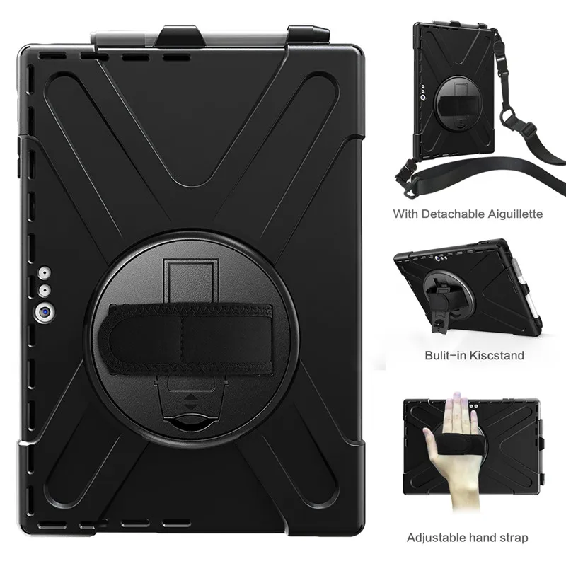 Kids Case For Microsoft Surface Pro 4 5 6 7 7Plus Shockproof Cover for Surface Go 4 3 2 Go4 Go3 Pro7/6/5 Tablet Stand Case Shell