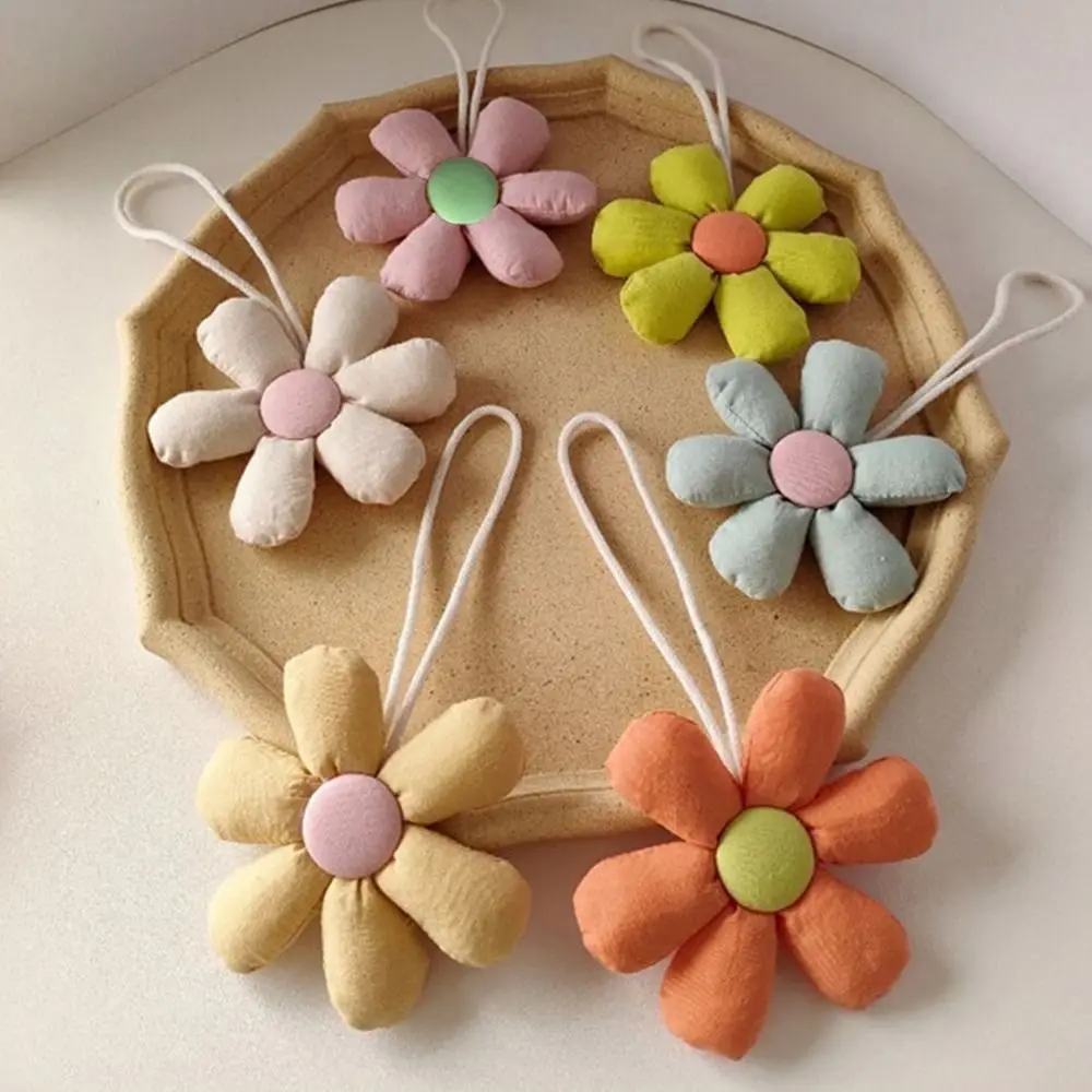 

Cloth Flower Bag Pendant Bag Match Accessories Bag Charms Fresh Backpack Decoration Stuffed Korean Style Floral Lanyard Girl