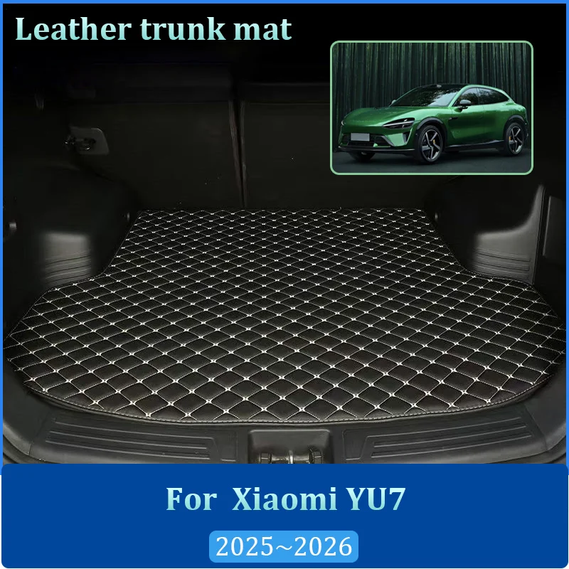 

For Xiaomi YU7 2025 2026 Trunk Waterproof Protective Liner Cargo Boot Carpet Anti Dirty Mat Easy Clean Interior Car Accessories