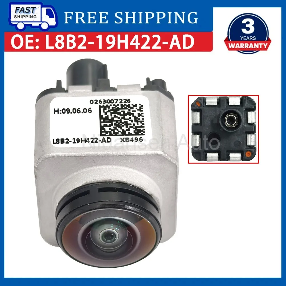 

Front Rear View Camera L8B2-19H422-AD LR129291 LR133960 For 2020-2023 Range Rover Evoque Discovery Defender Velar L8B219H422AD