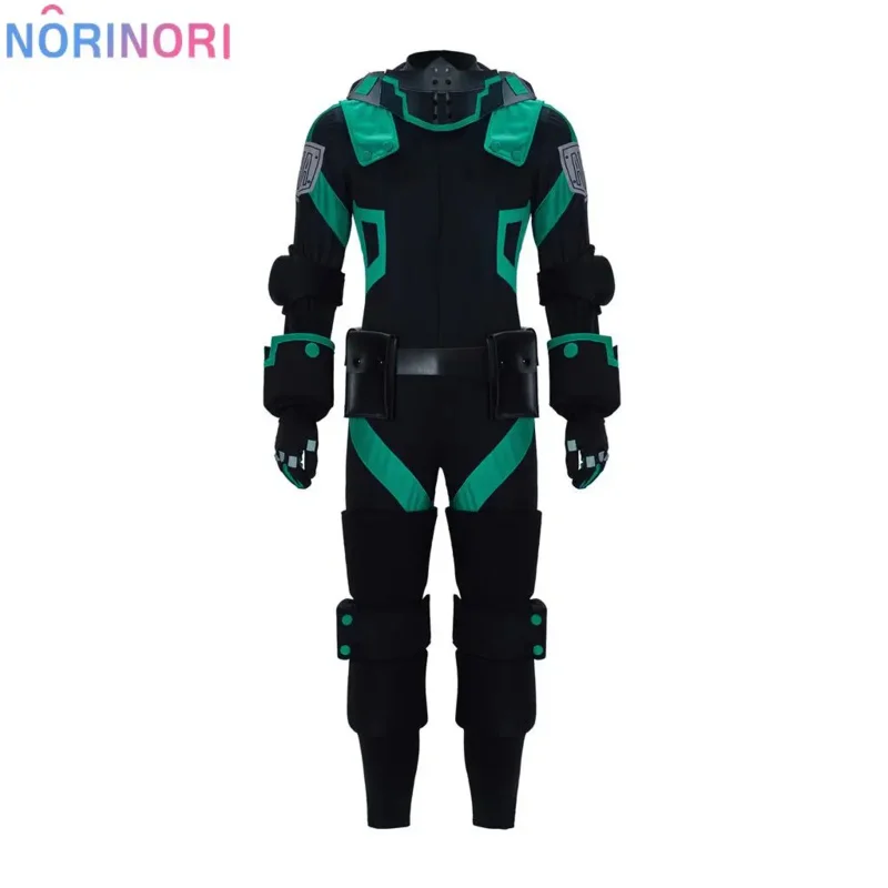 My Hero Academia World Heroes Mission Boku No Hero Akademia Izuku Midoriya Deku Cosplay Costume Black Battle Suit