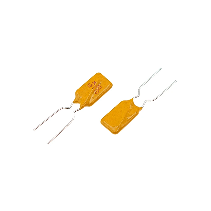 100Pcs/Lot RUEF110 30V 1.1A DIP-2 PTC RESET FUSE RADIAL PPTC PolySwitch Resettable Devices Fuses RUEF110HF RUEF110-2