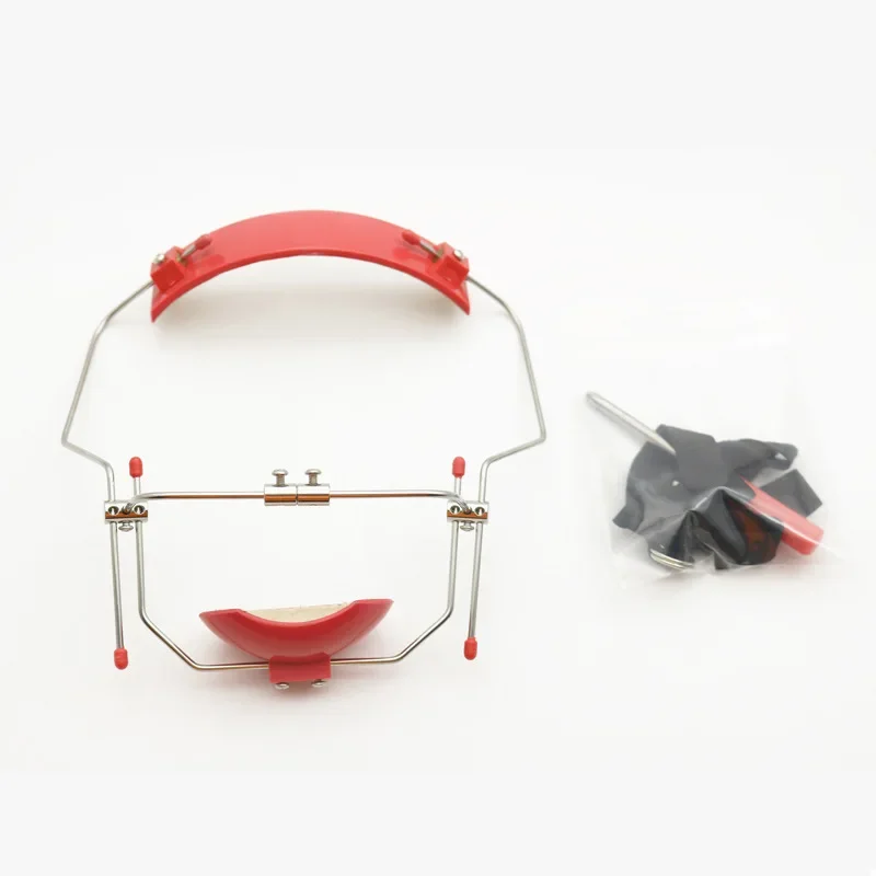 Dental Single/Double Pole Head CapOrthodontic Forward Pull Headgear Facemask with Single Lever Adjustable Orthodontic Face Mask