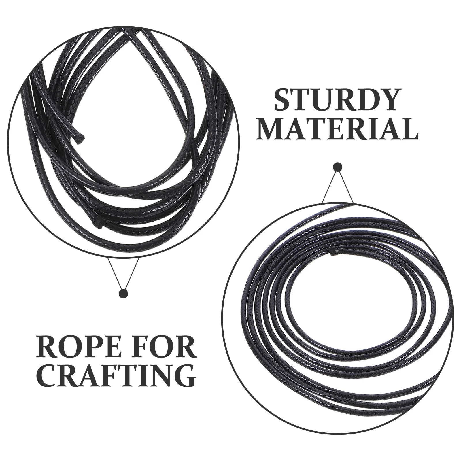 PU Rope for DIY Craft Expression Making Durable Hand Craft Accessories for Beginners and Kids Decor Flexible String