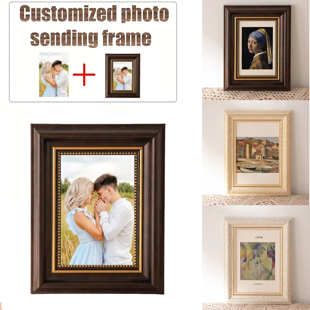 

Personalized wooden photo frames, custom photo frame ornaments, simple holiday gifts indoors, commemorate precious memories