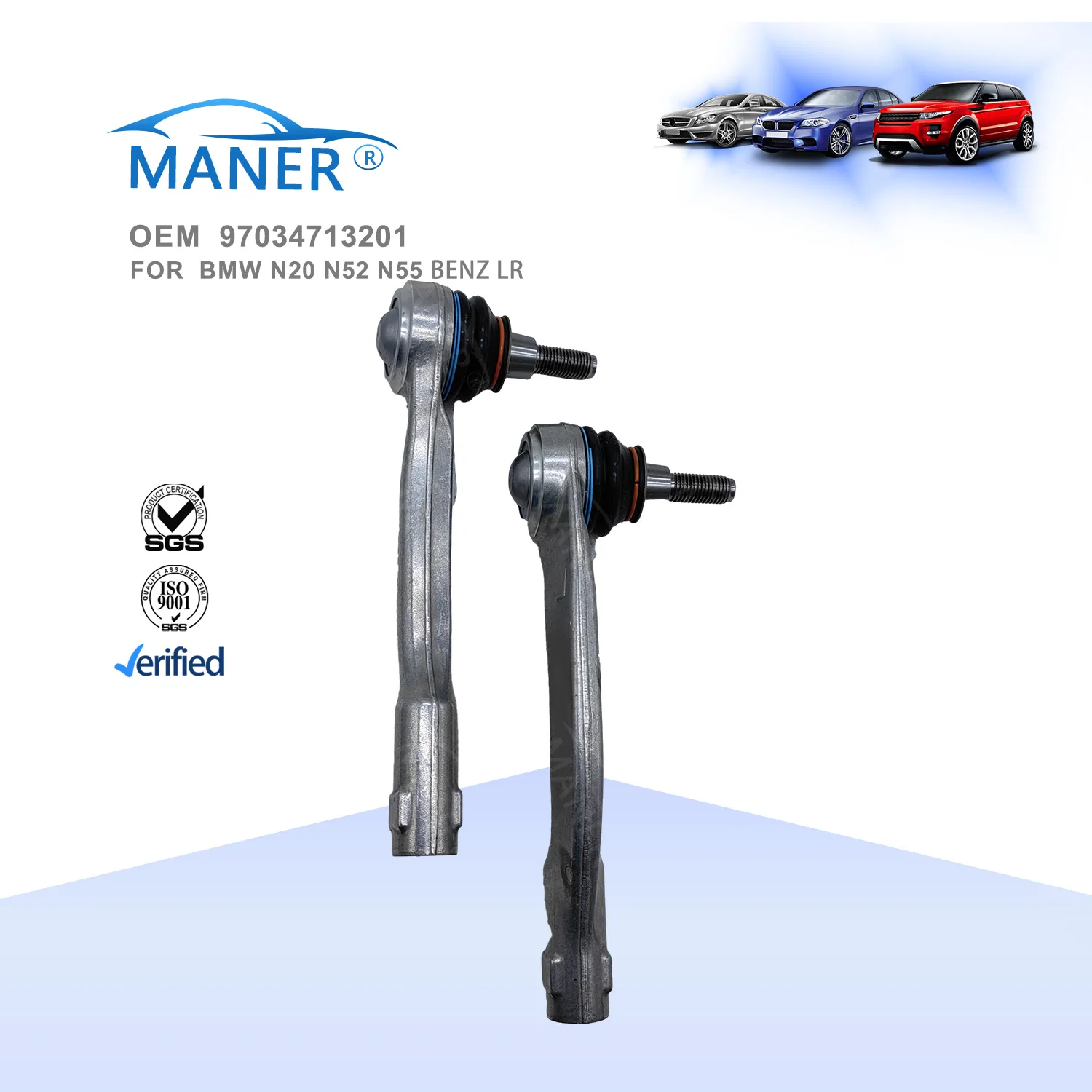 MANER 97034713201 Auto Steering Parts Front Axle Right Tie Rod End for    970 2009-2016