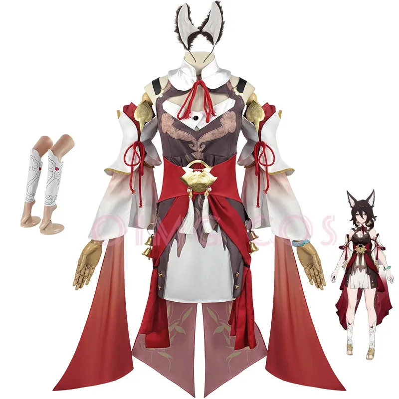 

Tingyun Cosplay Costume Honkai Star Rail Carnival Uniform Anime Halloween Costumes Women Game