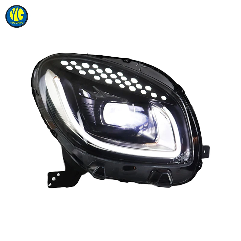  Head Lamp for Mercedes Benz Smart W453 Headlight 2015-2019 Upgrade Auto Car Accessories DRL LED Lens Front Lights Lens