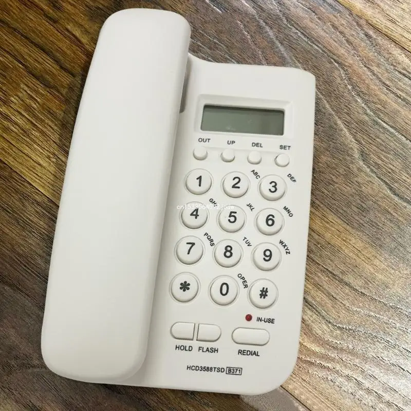 

Telephone Big Button Landline Phones with Caller Identification for Office Dropship