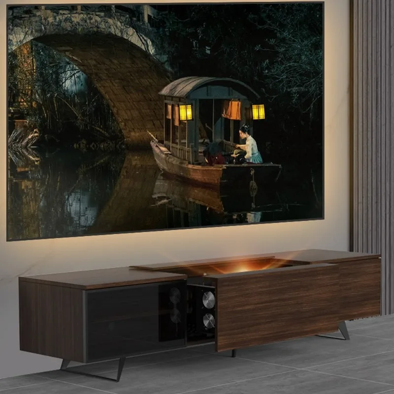 TV cabinet, projection screen integrated cabinet, suitable for all UST projector cabinets